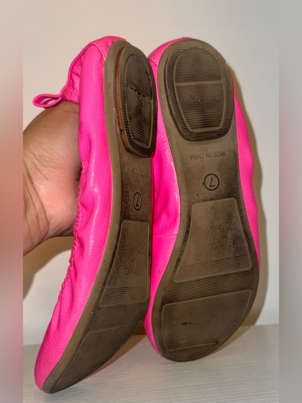 Hot Pink Women’s ' Ballet Flats - size 7 - Picture 9 of 10